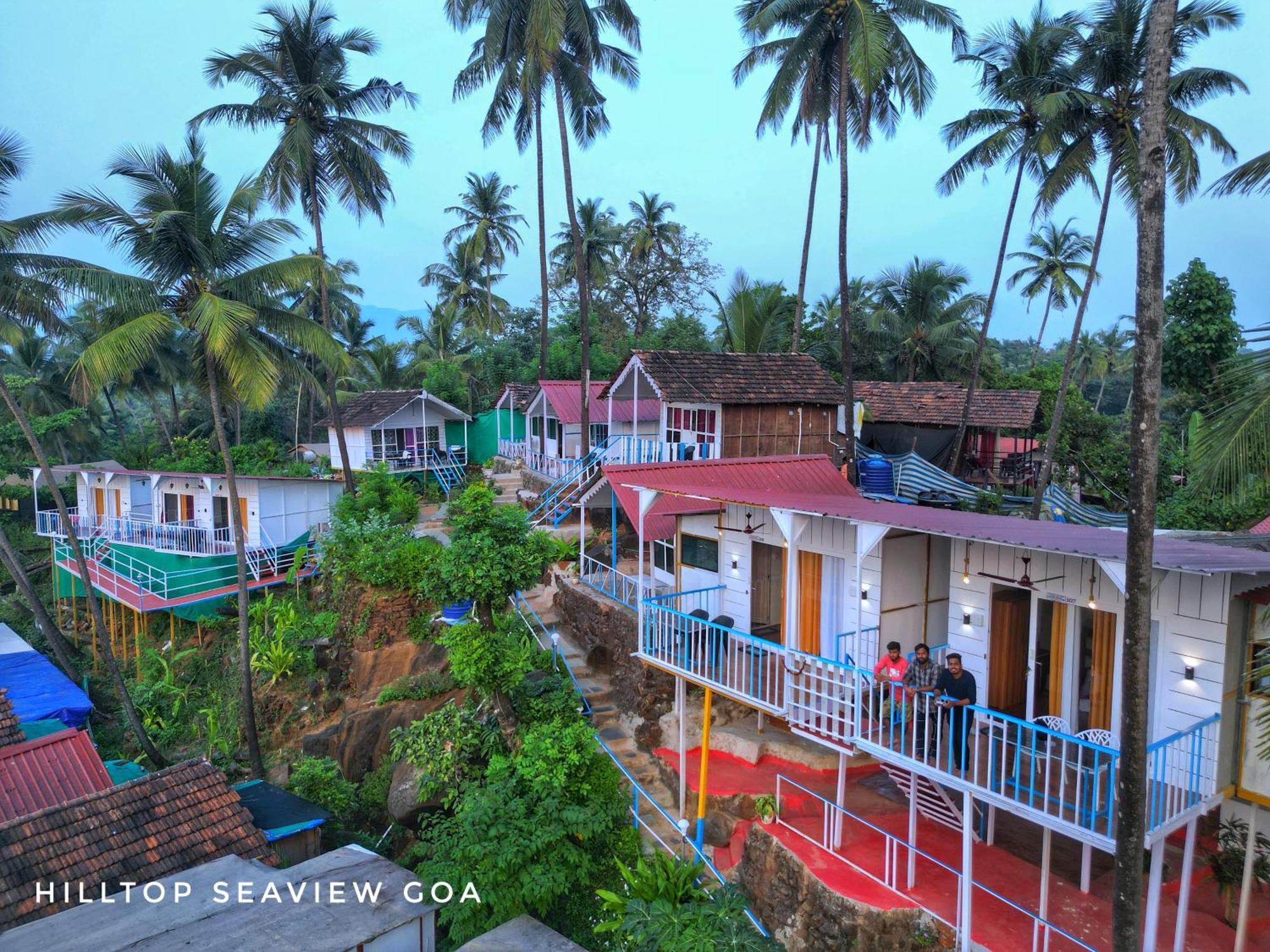 Hilltop Seaview Palolem Goa Hotel Bagian luar foto